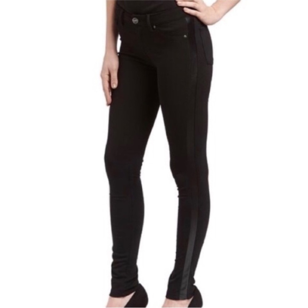 Dear john ponte knit moto skinny jeans size 29 30” inseam